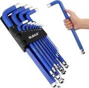 Jumbo Hex Key Allen Wrench Set | 13-Piece Metric 2-19Mm | Long Ball End Durable
