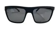 Quay Australia Sunglasses Let It Run Matte Black/Smoke Square Sunnies 31066