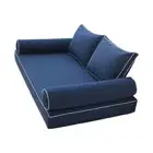 |COVER ONLY|Style1 Queen Contrast Trim Daybed Mattress Bolster Back Covers AD101
