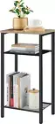 3 Tier End Table Telephone Table Tall Side Table W/ Storage Small Nightstand