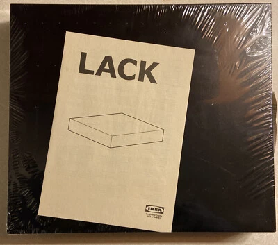 2 IKEA Lack Floating Shelf 11 3/4" x 10 1/4" Conceal Mounting Black Shelf