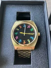 ✨Grateful Dead x Nixon - Time Teller Dancing Bears gold watch ✨