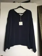 sass and bide Navy Kudasai Top 38/8 New With Tags