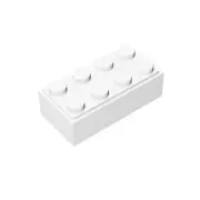 100x Part 3001 Brick 2X4 White Building Pieces Classic Bulk Bricks Blocks Parts