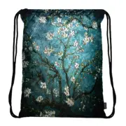 Lightweight Drawstring Bag Sport Gym Sack Bag Backpack with Side Pocket 3005