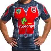 St George Dragons NRL Antman Marvel Jersey Adults & Kids Sizes