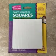 Front Porch Treasures Foam Mounting Squares Dbl Sided Xtra Thick 3/8 In 200 Pcs
