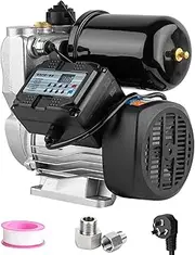 XCJump Self priming automatic water pressure control booster pump 400W 15~35M head 1~2CBM/h easy to install suitable for kitchen bathroom garden pipes 400W
