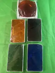 Assorted Colored Plastic Geometric shapes For Crafts Set 5