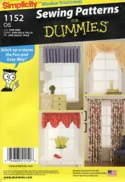 Simplicity 1152 Window Treatments, Valances & Curtains UNCUT Sewing Pattern EASY