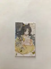 Handmade washi tape Luna and Artemis mini bookmark