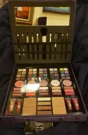 ULTA Color Play Artist Collection 78 Piece Purple Floral Cosmetic Case New!!
