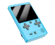 Retro mini video game console, 500 games in 1, blue color