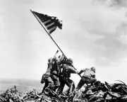 IWO JIMA FLAG RAISING WORLD WAR 2 WWII 11 x 14 PHOTO PICTURE PHOTOGRAPH ft1