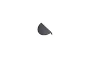 MANOVELLA Iris Half Moon Cabinet Drawer Handle - 100mm - Matte Black