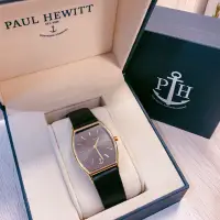 在飛比找蝦皮購物優惠-PAUL HEWITT酒桶型真皮手錶27mm （贈經典船錨手