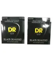 DR Guitar Strings Electric 2 Sets Black Beauties High Performance Coated 12-52