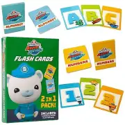 Octonauts Kids Alphabet & Numbers Flash Cards Teach ABC 123's Learning Game