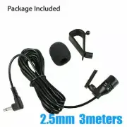 2.5mm Microphone Car Audio Stereo GPS DVD Bluetooth Enabled External Mic Durable