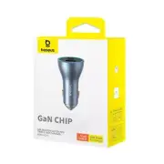 Baseus Golden Contactor Pro GaN Fast Charging Car Charger 65W 2C+U