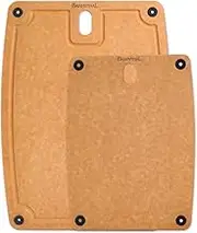 Barenthal Cutting Boards for Kitchen Dishwasher Safe Eco-Friendly Composite Cutting Board Set of 2, Reversible Chopping Board with Handles & Juice Grooves, Small & Large Cutting Board for Countertop