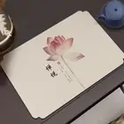 2Pcs Lotus Western Cuisine Table Mats Heat-resistant Dining Table Mat Table