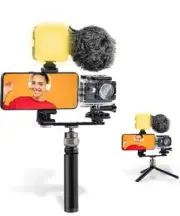 Vlogging Kit, Newest KSQ AlloyStorm Pro-7 Youtube Equipment