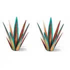 2X Tequila Rustic Sculpture, Rustic Metal Agave Plants for Outdoor Patio5498