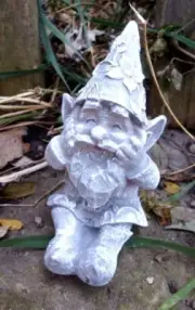 Latex gnome elf mold plaster cement mould 4"H x 2"W