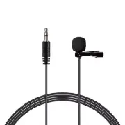 (CoMica) Omni-Directional TRS Lavalier Mic for Cameras 8.2ft.