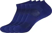 [BambooMN] Women's Rayon from Bamboo Fiber Colored Sports Superior Wicking Athletic Ankle Socks - 4 Pair Value Pack