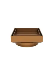 Meir Lustre Bronze Shower Waste with Tile Insert MP06N-T100-PVDBZ