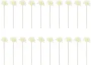 20Pcs Decorative Flower Diffuser Sticks Artificial Flowers Aromatherapy Accessories for Home Decor Natural Rattan Sticks for Enhanced Fragrance Present for Housewarming