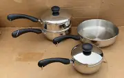 Farberware saucepans 6 Pieces Cooking Frying Trainer Pans
