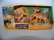New-Ray Deer and Fawn Family Christmas Village Wildlife Hunter Collector Toy