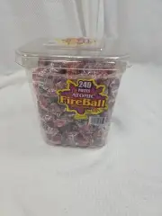 Atomic Fireballs Candy, 4.05 Pound Bulk Candy Tub