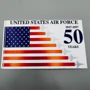 United States Air Force 50 Year Anniversary Flag Aircraft Airplane Decal Sticker