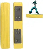 Sponge Mops for Floor Cleaning, Mop Head Refills PVA Sponge RollerMop Heads Replacements, Sponge Mop Head Replacement Super Absorbent Roller Mop Refill for Home Cleaning Tool, Yellow, Set of 2