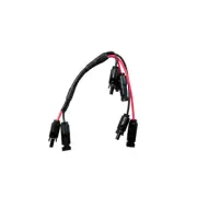 Tycon 0.33m 12AWG 2 Panel Adapter Cable with MC-4 Solar Connectors