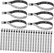 CANIGHT Custom Wristbands 100pcs VIP Event Wristband Secure Fit for Parties Festivals Clubs