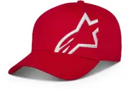 Alpinestars Corp Snap 2 Cap, white-red for Men One Size White Red
