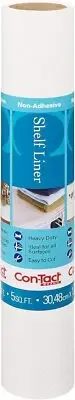 Con-Tact Brand Contact Shelf and Drawer Liner White Diamonds, 12" x 5'',6 Rolls