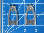 Pair New Tamiya King Knight Grand Hauler 1/14 Front Shock Mount Plates 1/10 F350