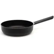 Woll Eco Lite Aluminium Fix Handle 24cm/2.5L Saute Pan Induction Cookware Black