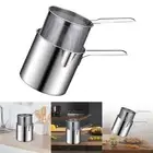 Deep Fryer Pot Detachable with Strainer for Chicken Camping Fries Outdoor