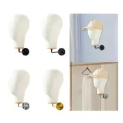 Manikin Head Wall Mounted Sturdy Wig Display Holder Shopping Mall Barbershop