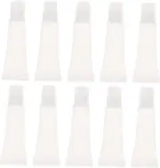 10Ml Empty Lip Gloss Containers Lightweight Lip Glaze Tubes 10Pcs Refillable Lip