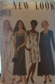 New Look Sewing pattern # 6841 Misses' DRESS AND JACKET size 6-16 UC/FF