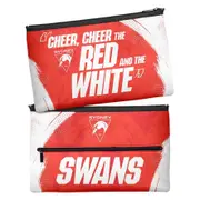 AFL Large Pencil Case - Sydney Swans - Neoprene - 33cm x 21cm