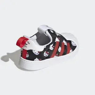 Adidas Superstar 360 I GY9214 小童 嬰兒鞋 襪套 Hello Kitty 聯名 黑紅